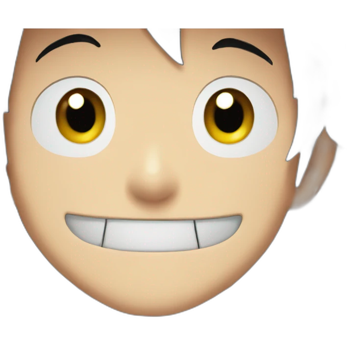 Luffy smiling emoji