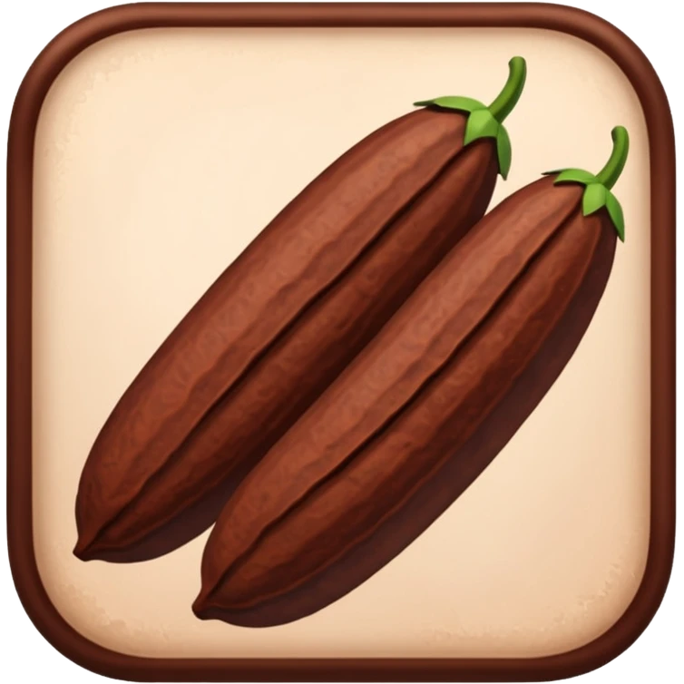 now generate beans of cocoa emoji