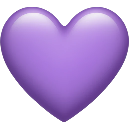 Light Purple Heart emoji