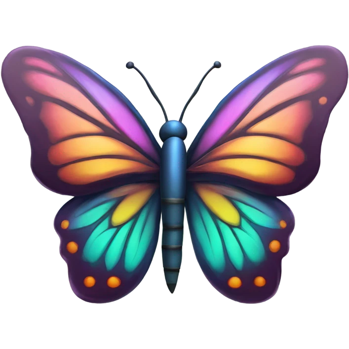 Mariposa fumando emoji