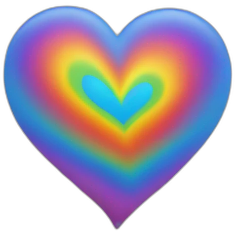rainbow heart emoji