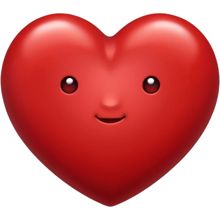 Dark red heart emoji
