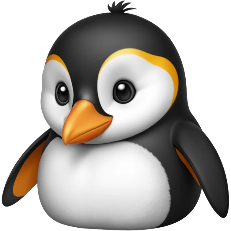 side eyeing penguin emoji