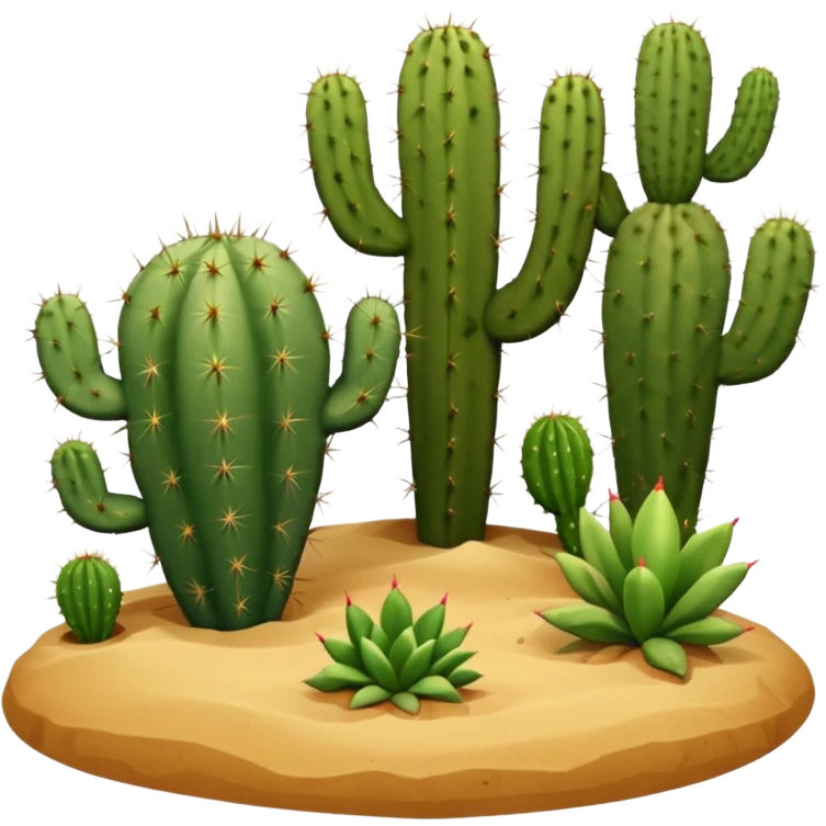 desert iwth cactus emoji