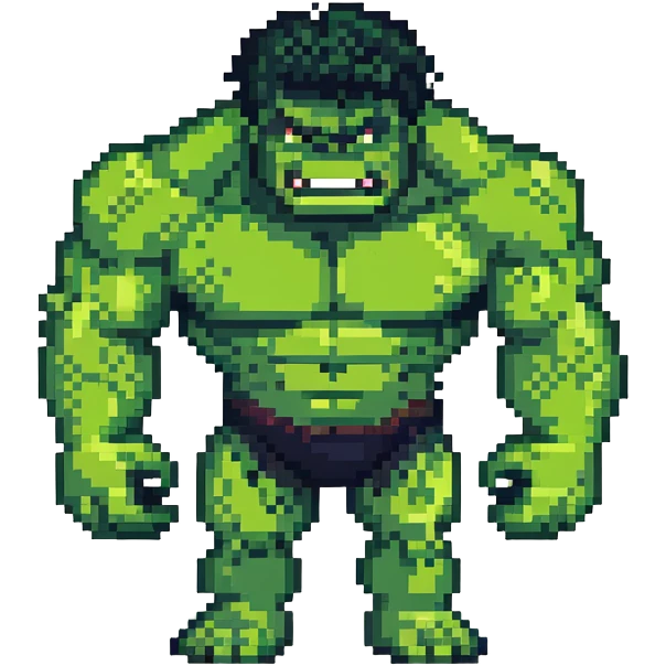 friendly green hulk superhero for children emoji