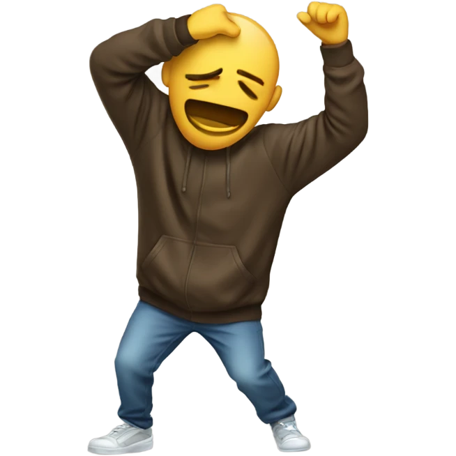 Person dabbing emoji