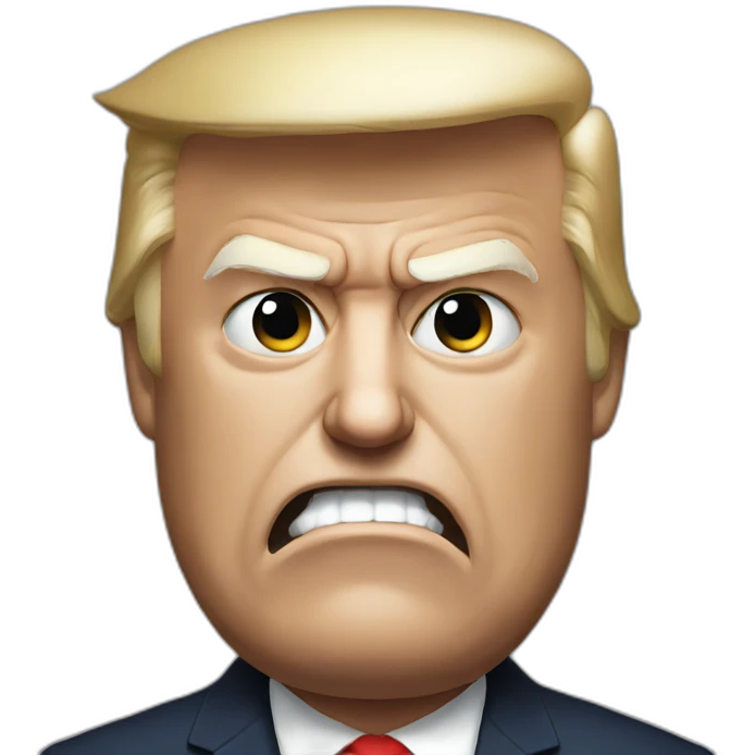 Angry Trump emoji
