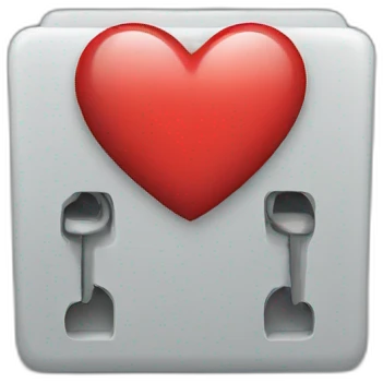 database with heart emoji