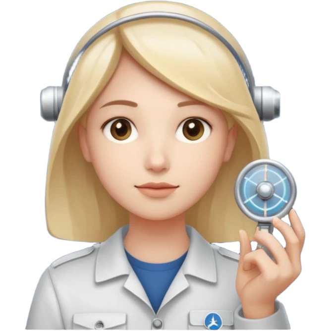 Calm face with relaxed eyes holding a small radar or spotlight, catching just a few key AI icons (chip, spark, or “AI” badge), to show you only get the updates that matter, without overwhelm. emoji