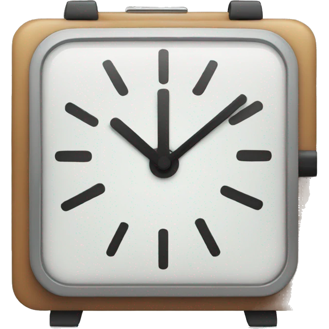flip clock emoji