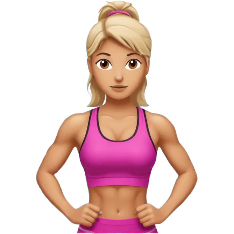 Academia treino  mulher  emoji