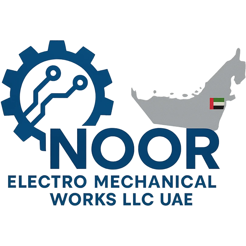 create a logo for company named Noor Electro mechanical Works LLC UAE  emoji