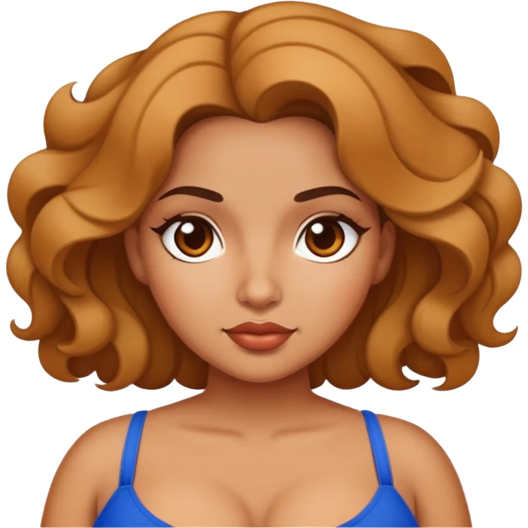 Puerto Rican girl, voluptuous emoji