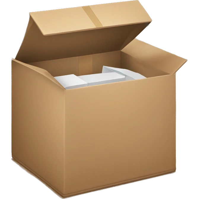 Box with “trendimizbir” written on it emoji