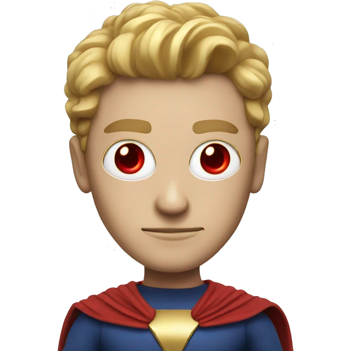 homelander with laser red eyes emoji