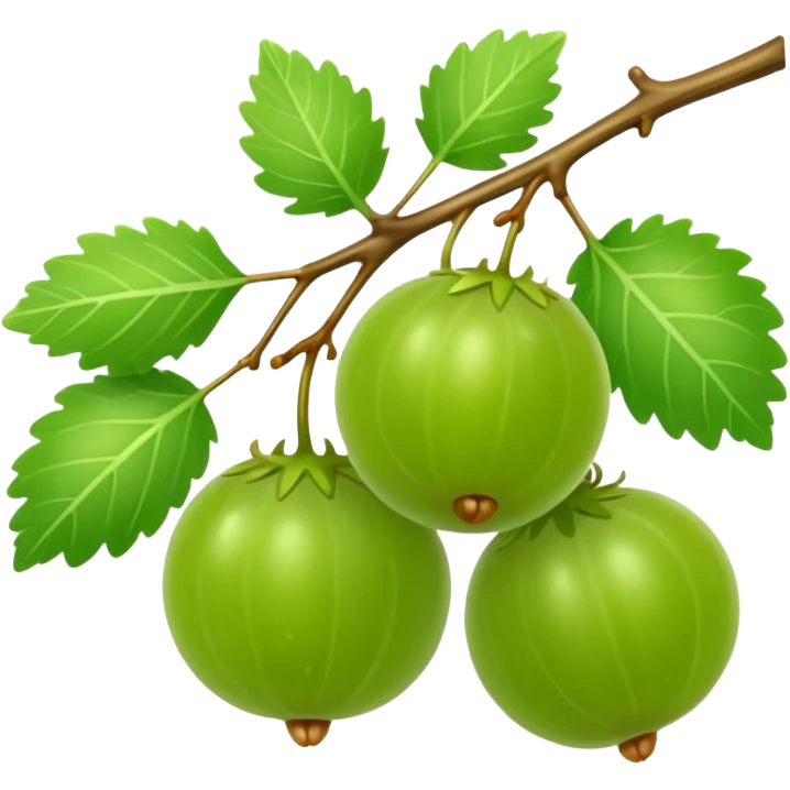 gooseberry on branch emoji