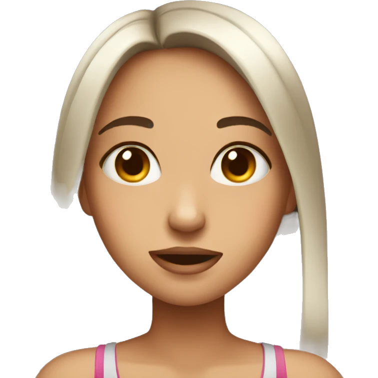 Girl blushing  emoji