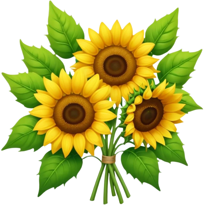 bouquet of sunflower emoji