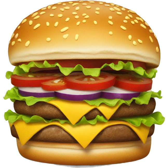 A burger emoji