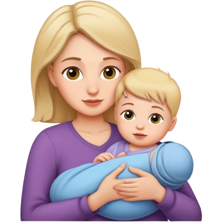 mother holding baby emoji
