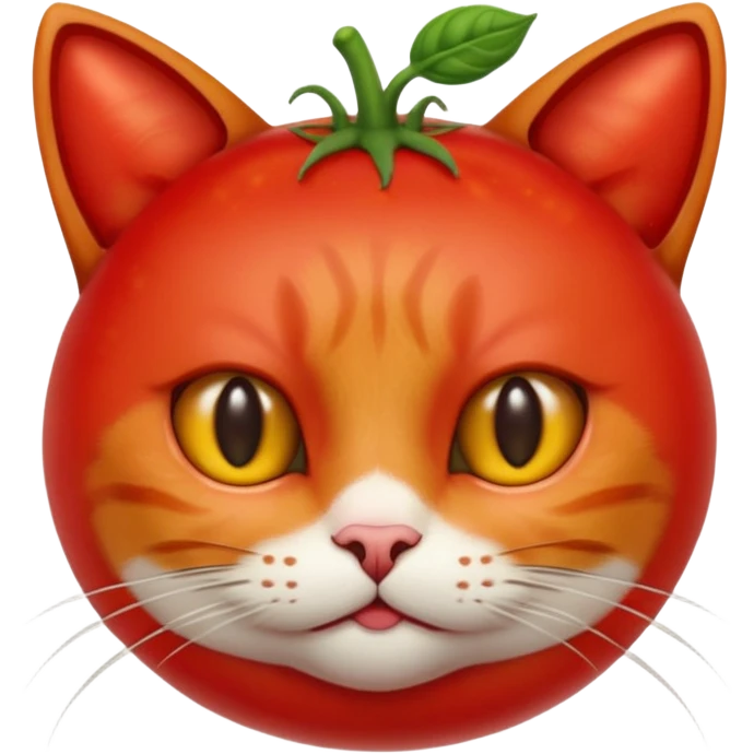 Cat tomato head emoji