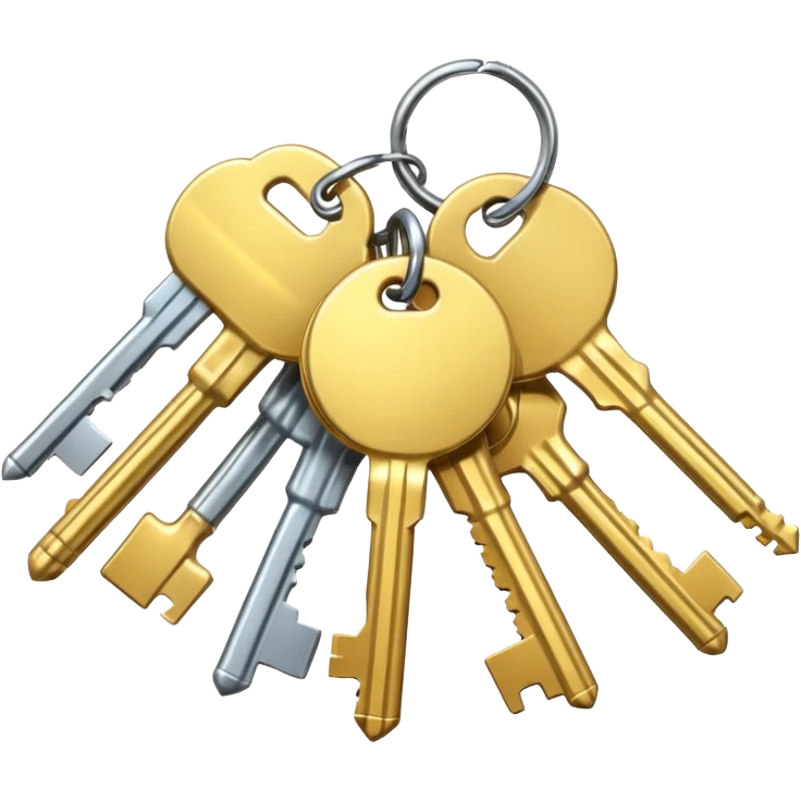 monton de llaves de casa emoji