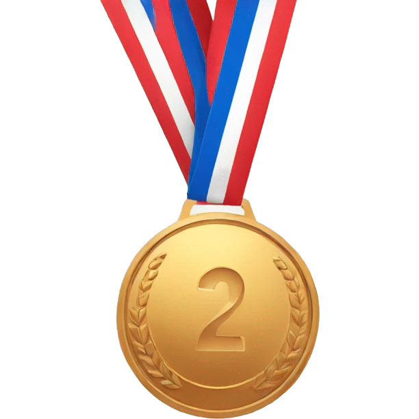 gold medal, bronze medal emoji