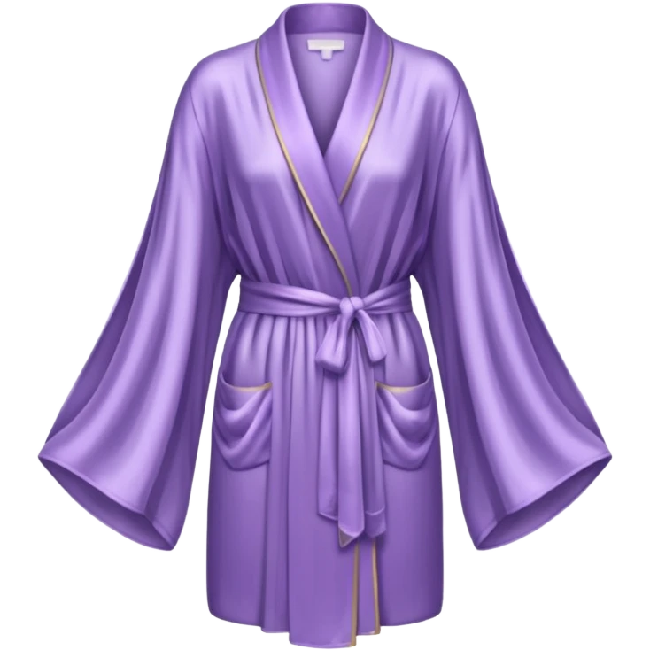 Light purple silk robe emoji