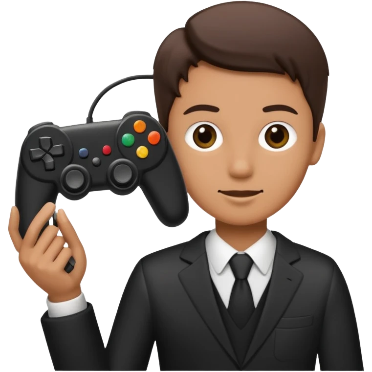 create a simple emoji that indicates that you are a single player when playing computer games. Make it a gender neutral stick figure emoji
