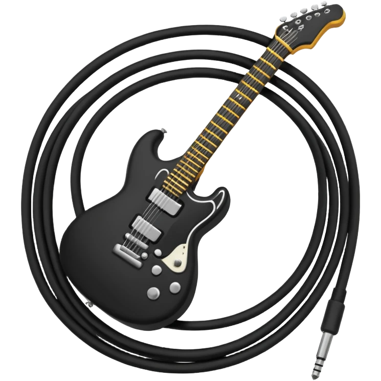 guitar cable emoji