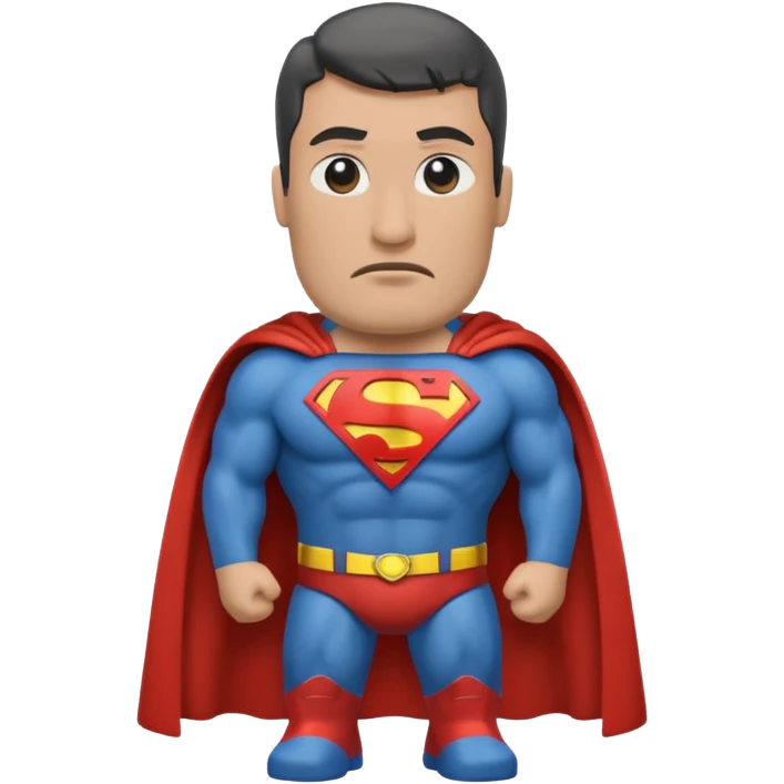 a moai emoji with a superman cape with the original face or the moai emoji with a super man saving people vibe like the superman there is some man waiting in the sky meme but the moai emoji