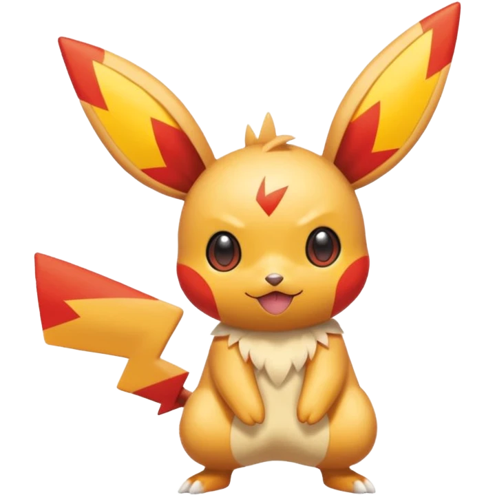 Plusle-Pichu-Victini-fusion, full body emoji