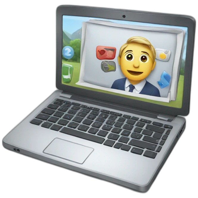 laptop news emoji