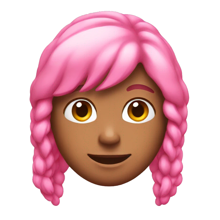 pink color emoji