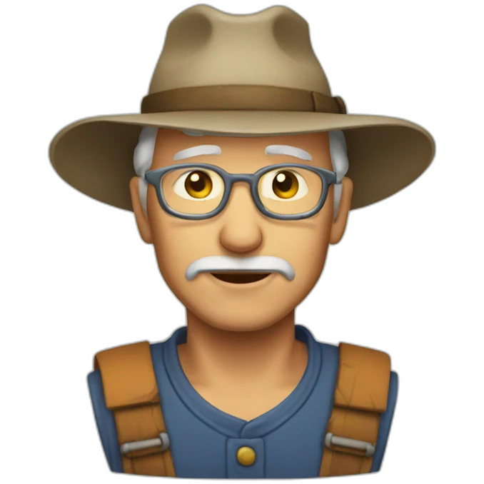 Old man Farm emoji