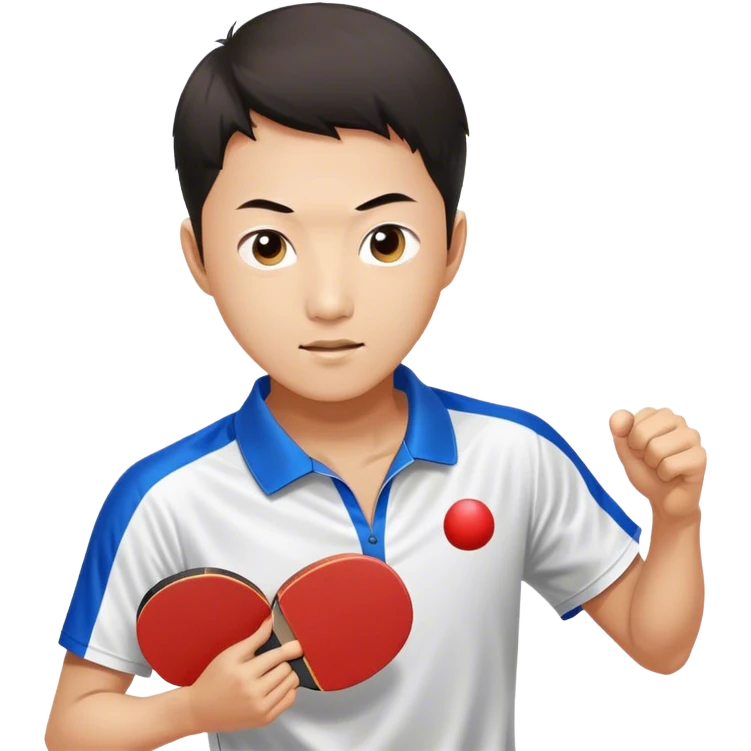 Zhendong Fan table tennis player chinses emoji