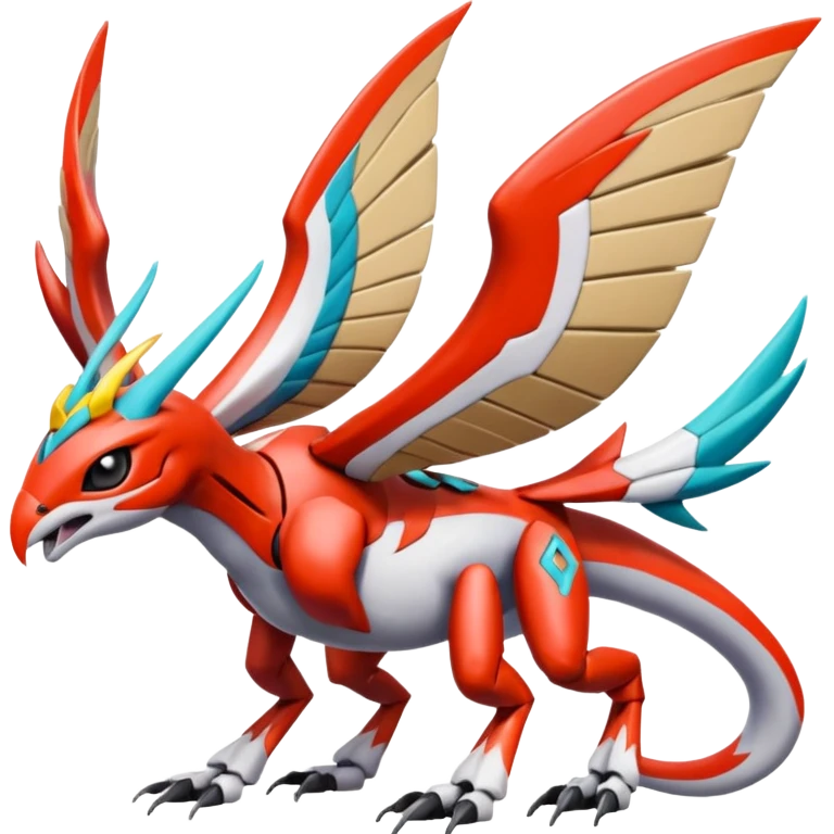 Meloetta-Latias-Medabeetle-Wargreymon-Protogen-Pokémon-Digimon-Fakémon-fusion-hybrid-creature emoji