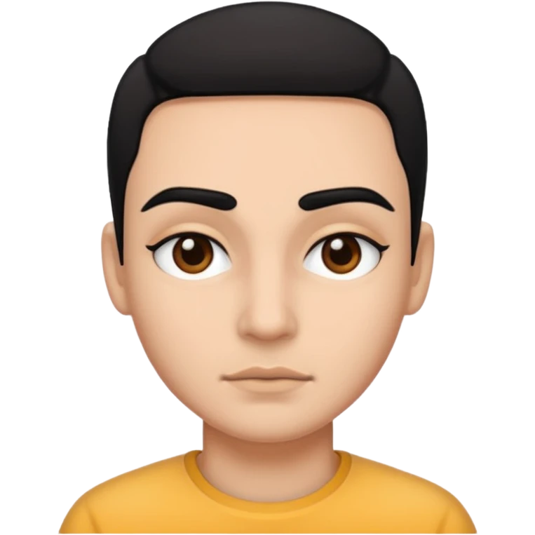 black eyebrows only  emoji