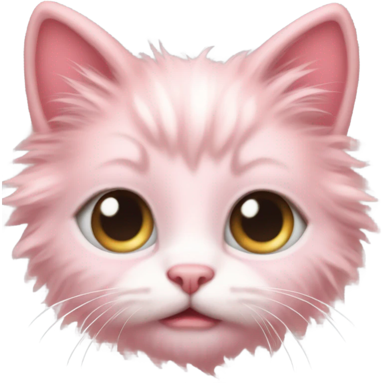 Pink kitty emoji