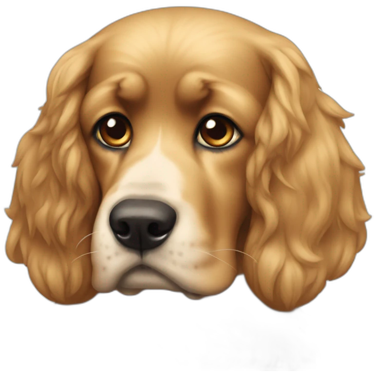 Cocker triste  emoji