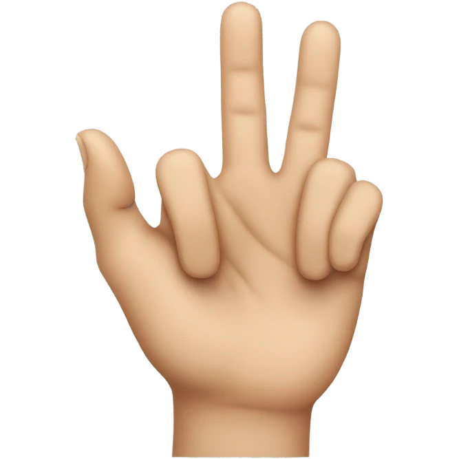 pointing, front of hand,  emoji