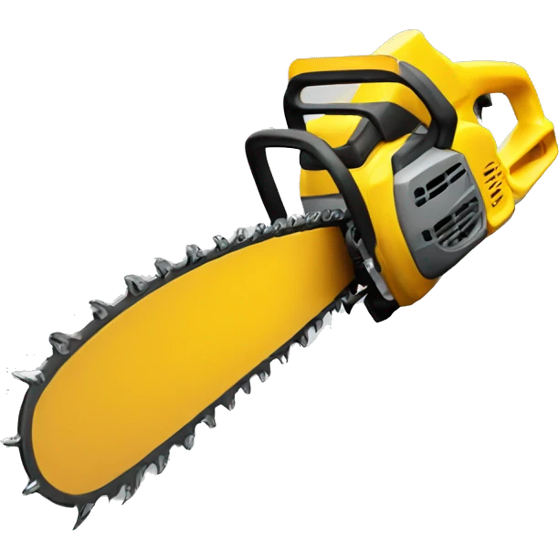 yellow toy chainsaw emoji
