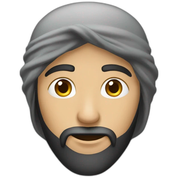 Un arabe avec un pistolet emoji