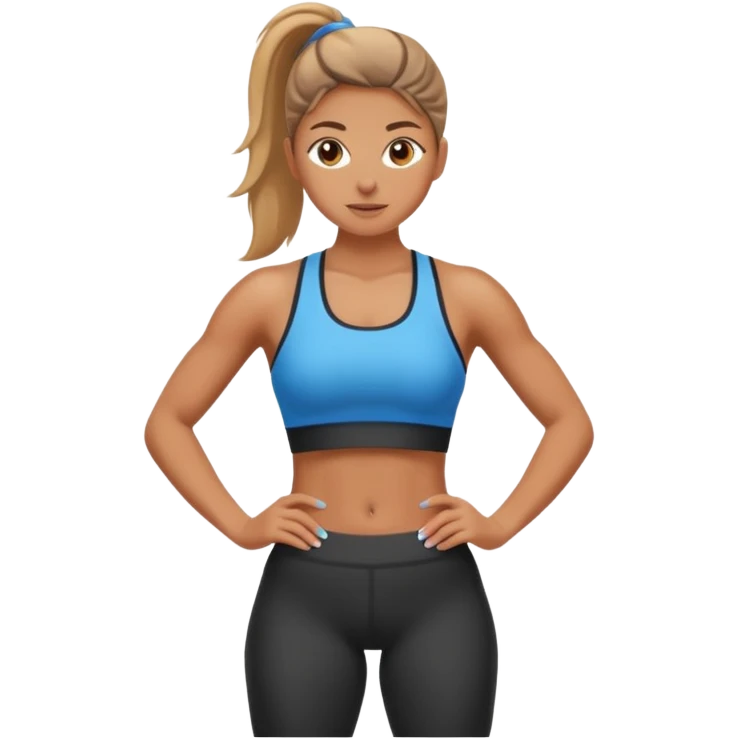 original Gym Girl vertical image emoji