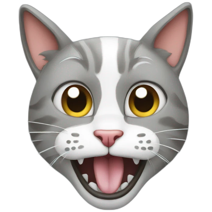 crazy cat emoji