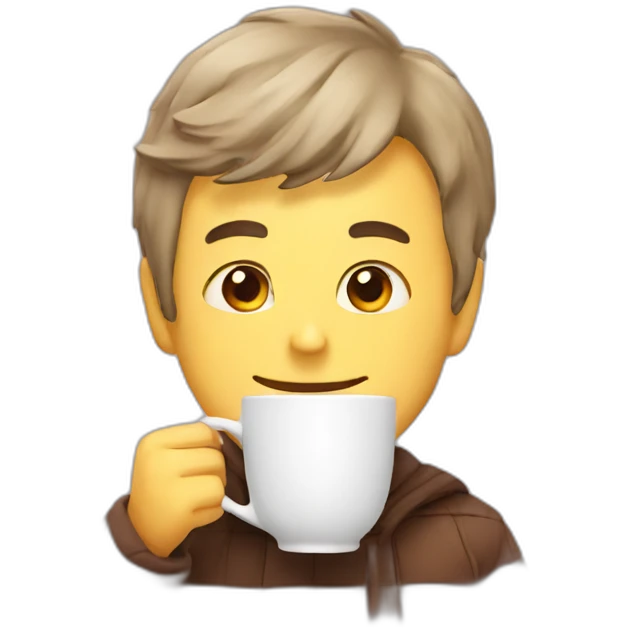Drinking tea emoji