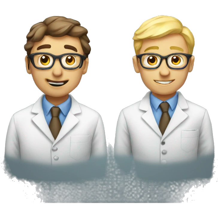 two scientests emoji