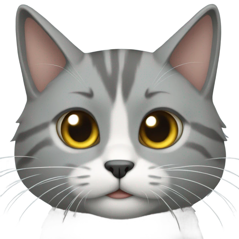 Gato gris emoji