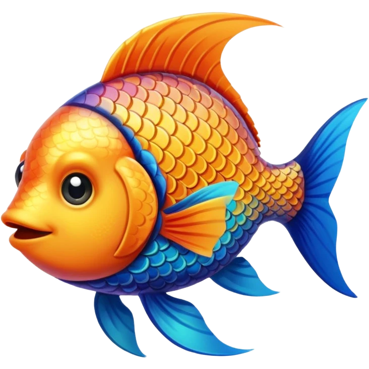 Cute fish emoji