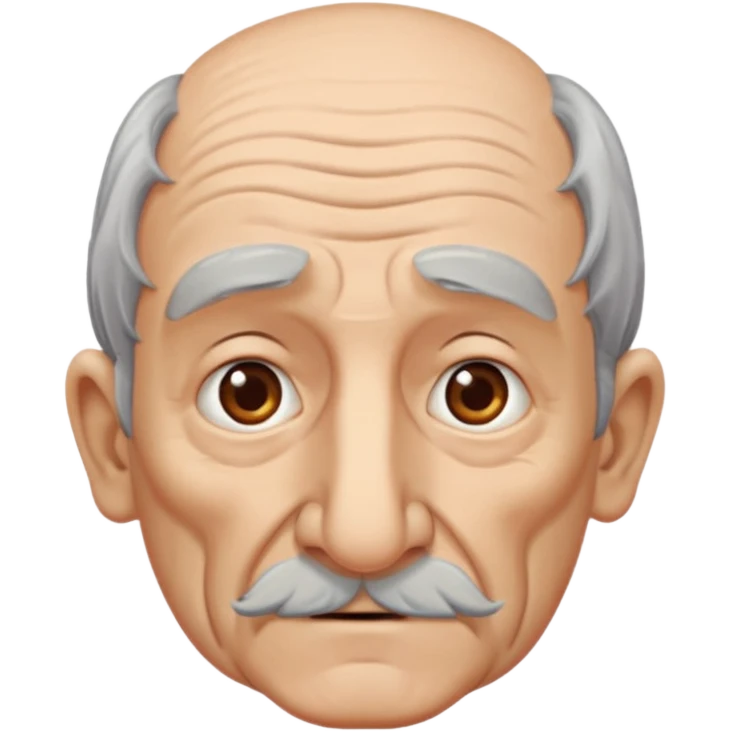 Old man with long nose emoji